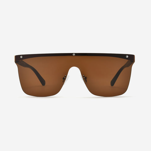 Square large Metal Men's Sunglasses Aviles